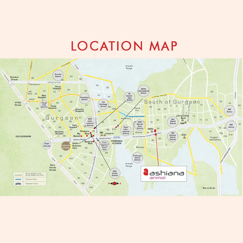 True Habitat Luxe Residency 112 Location Map