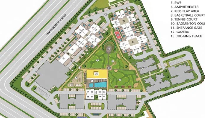 True Habitat Luxe Residency 112 Location Map