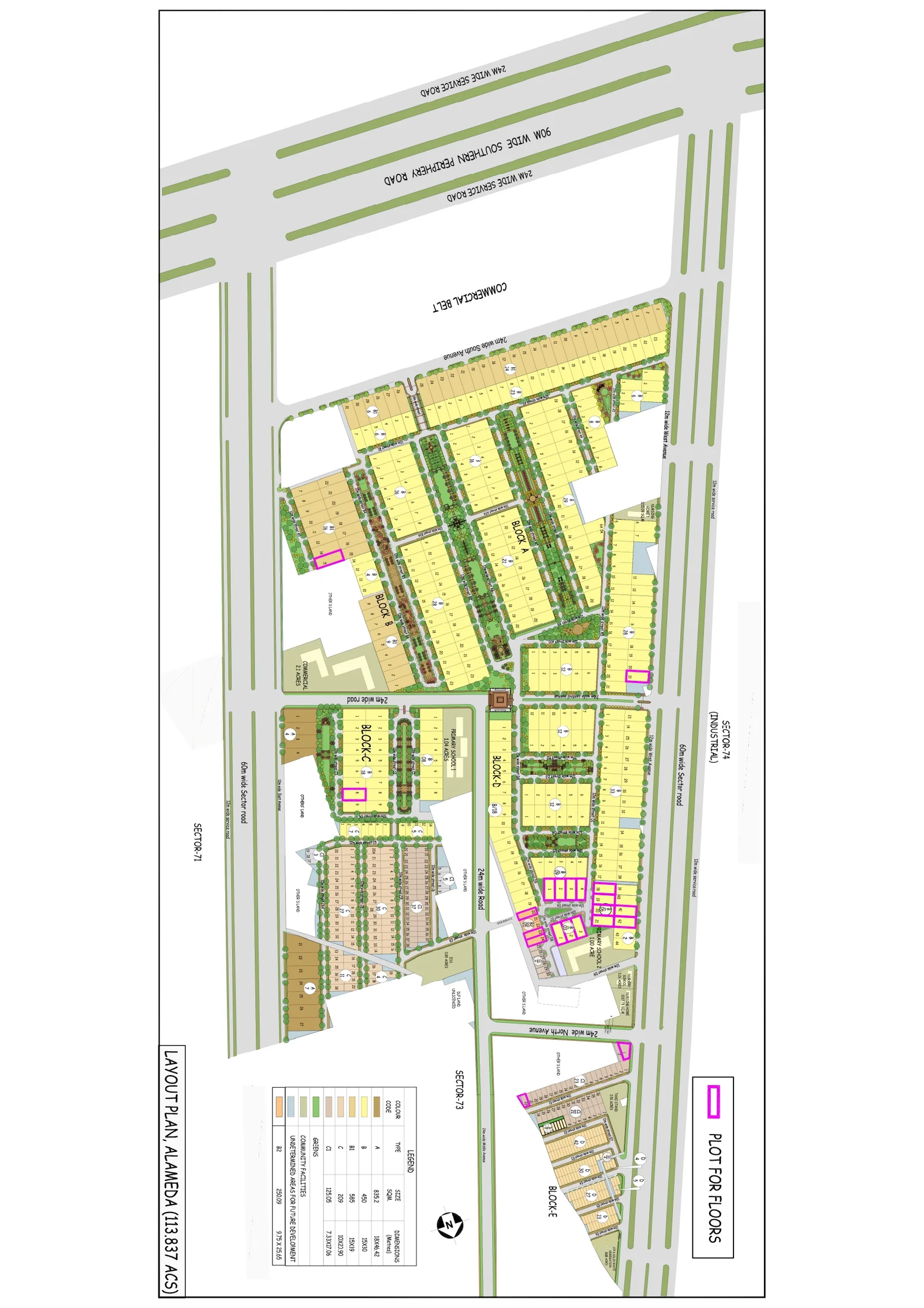 True Habitat Luxe Residency 112 Location Map