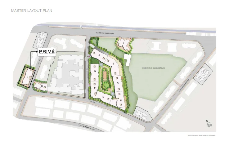 True Habitat Luxe Residency 112 Location Map